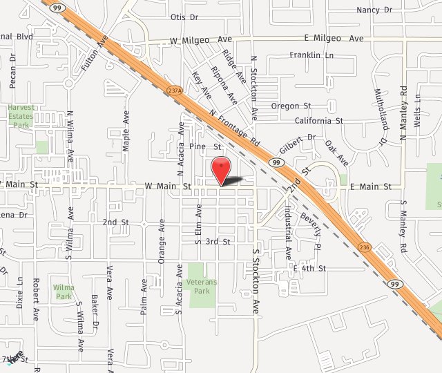 Location Map: 303 W Main St Ripon, CA 95366